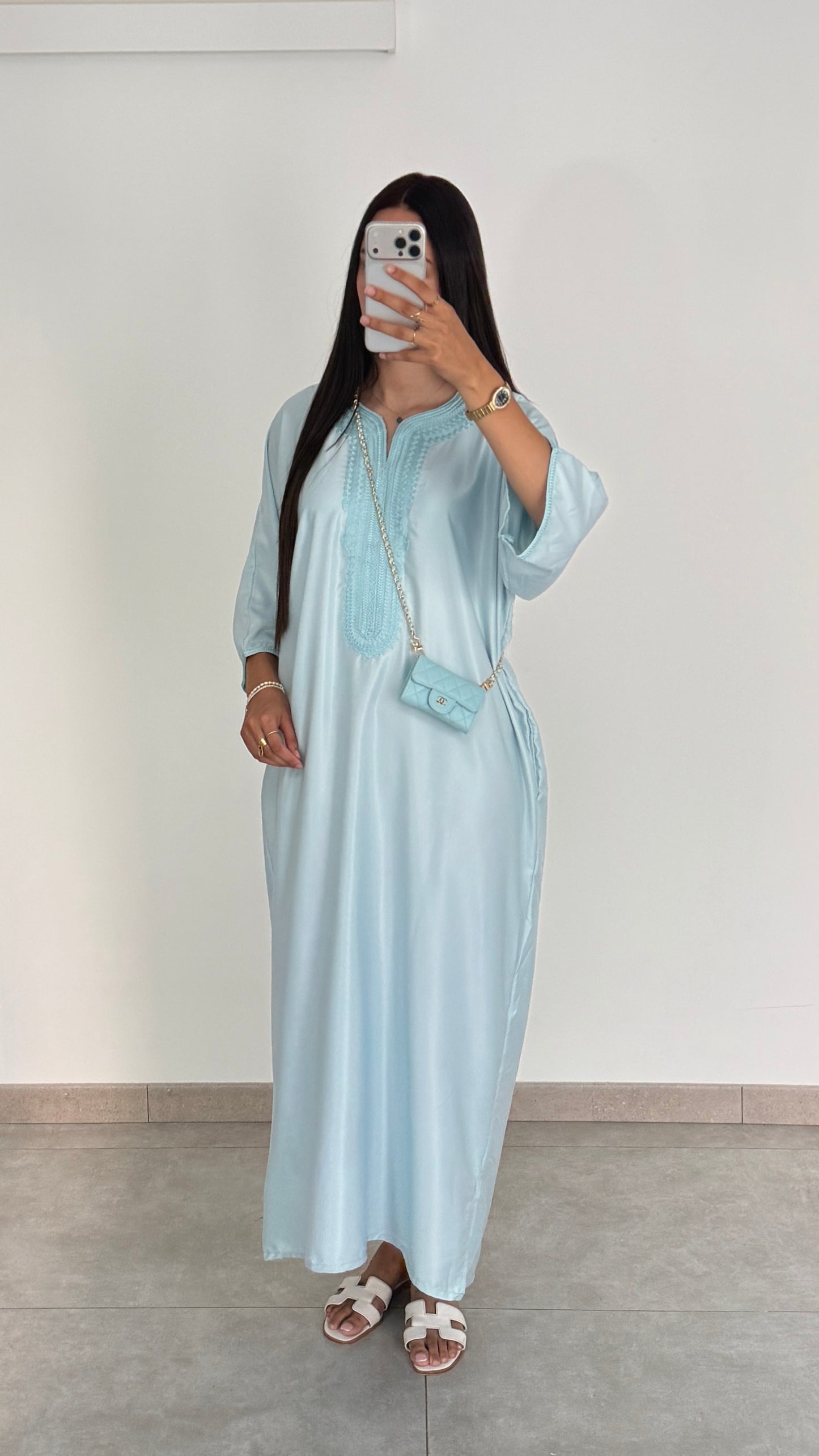 GANDOURA - AZUL CIELO