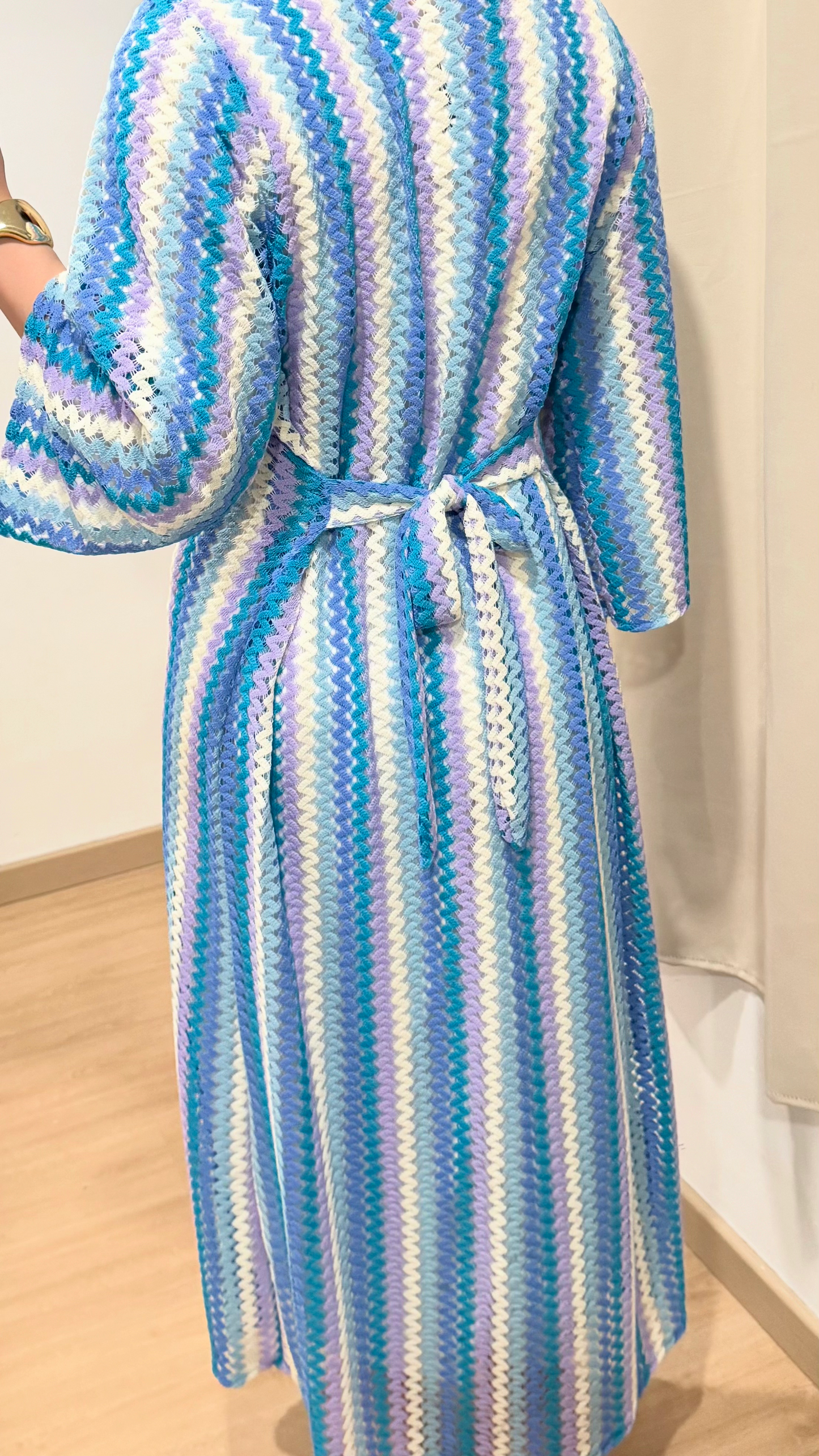 CONJUNTO DE CROCHET DE 2 PIEZAS - AZUL