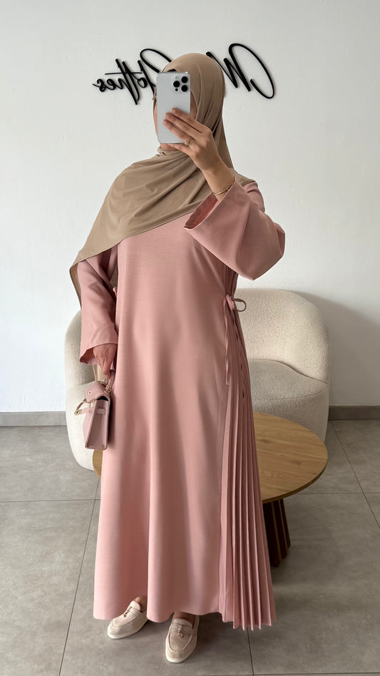 ROBE À NOEUDS - ROSE