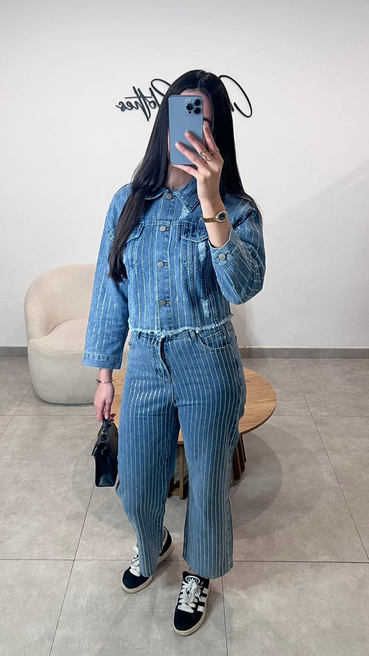 Rhinestone jeans