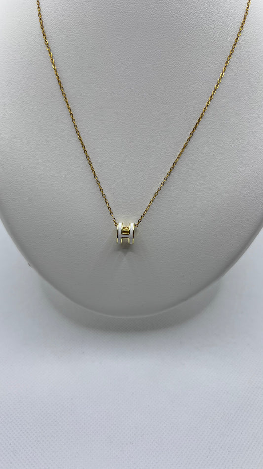 H-inspired necklace
