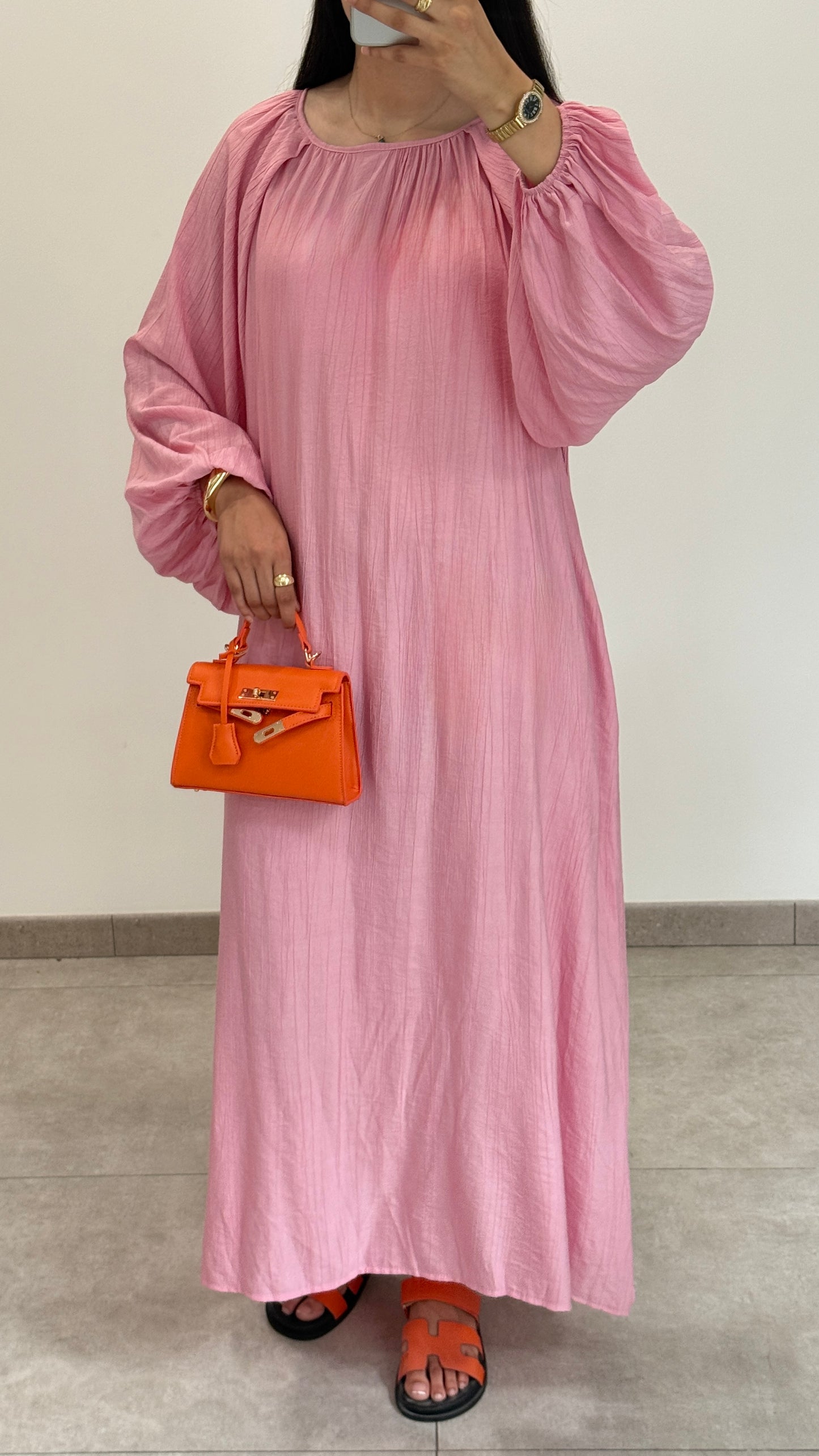 ROBE FLUIDE - ROSE