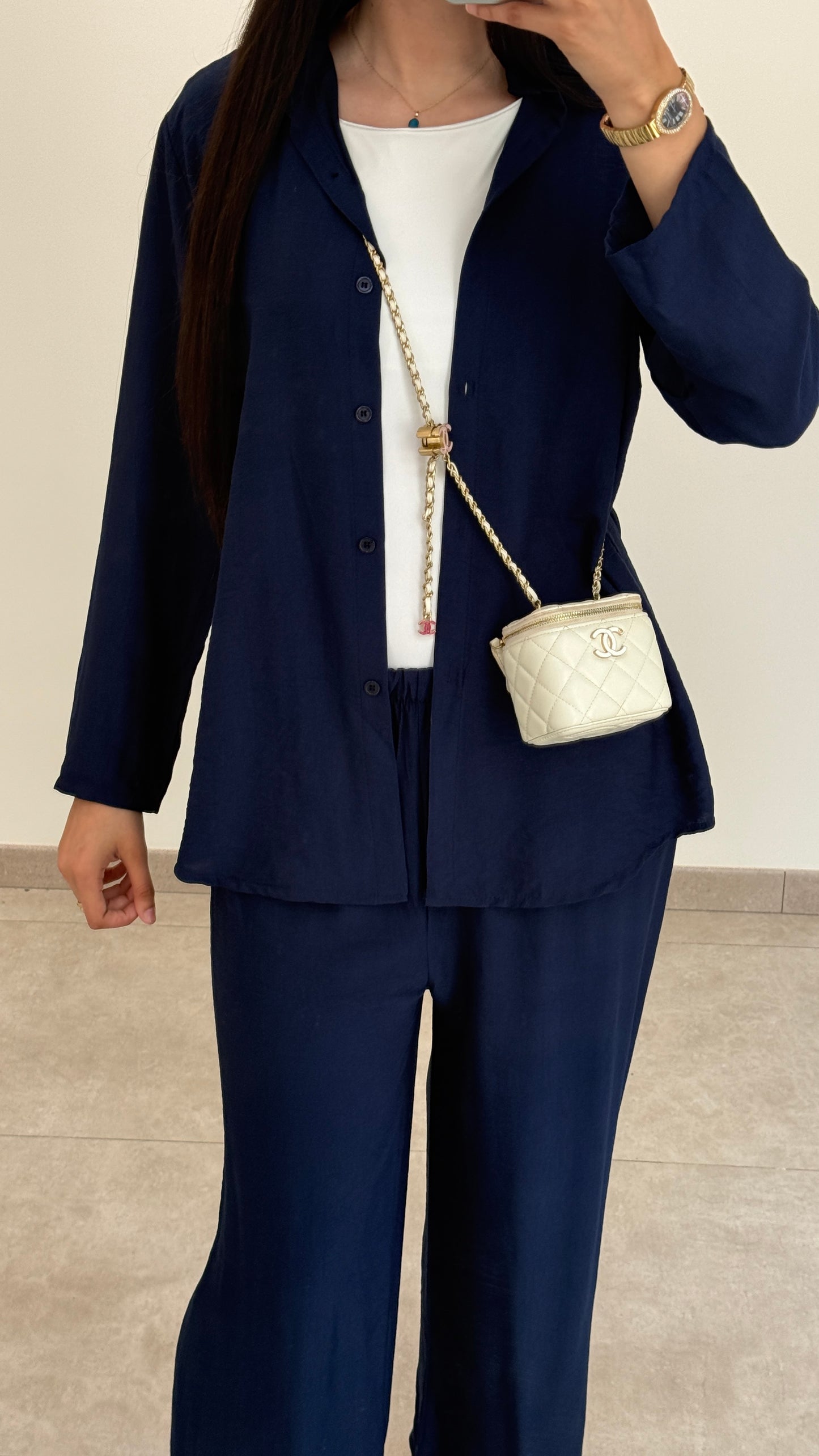 ENSEMBLE ESSENTIEL - BLEU MARINE