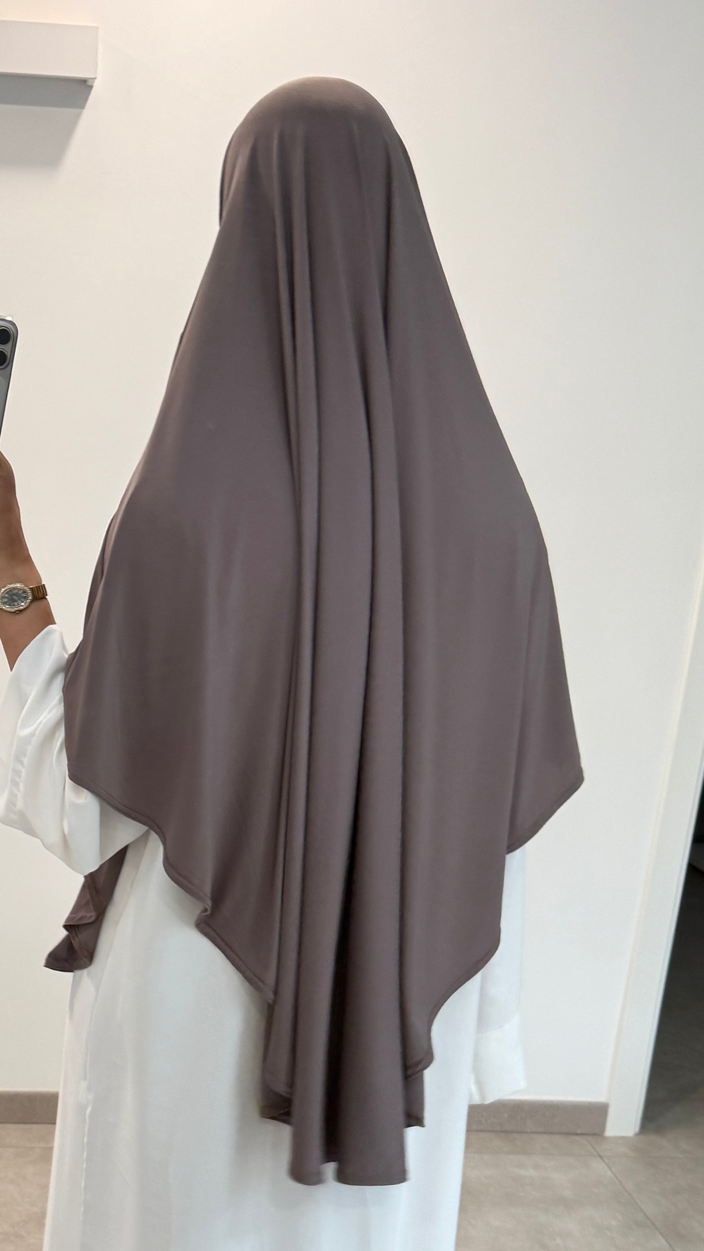 KHIMAR EN JERSEY PREMIUM TAUPE
