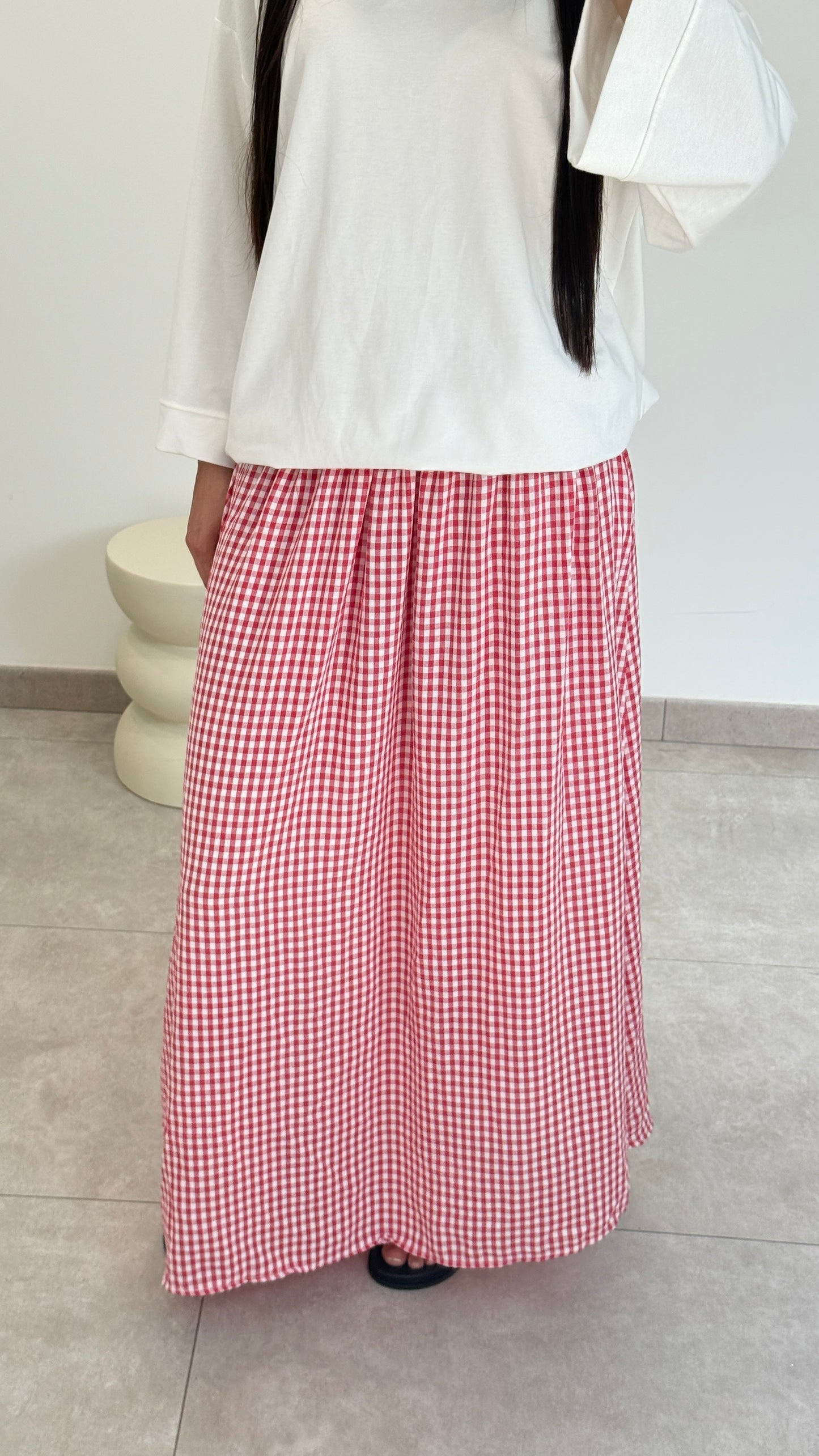 JUPE MOTIF VICHY