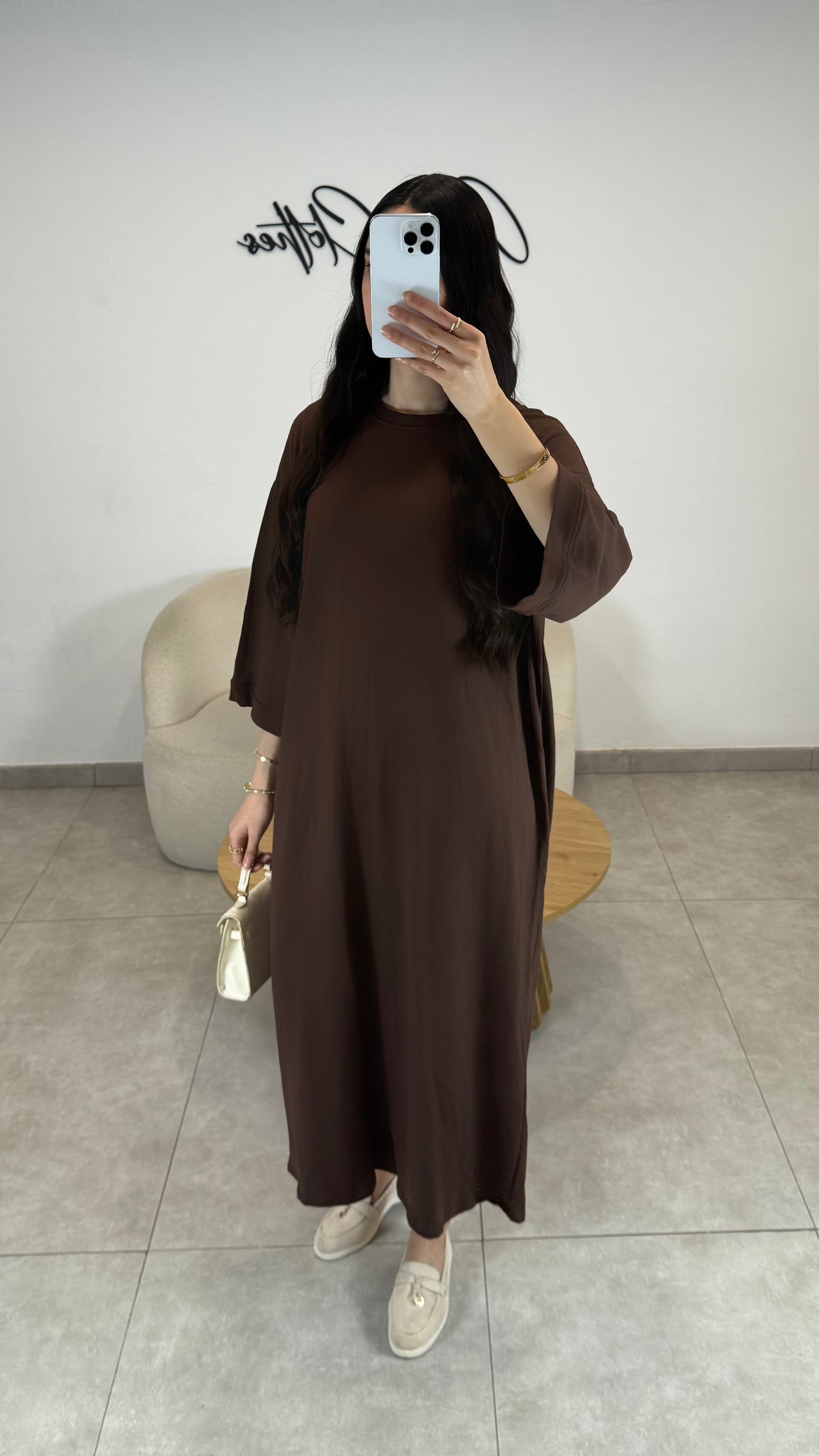 Robe essentiel Marron