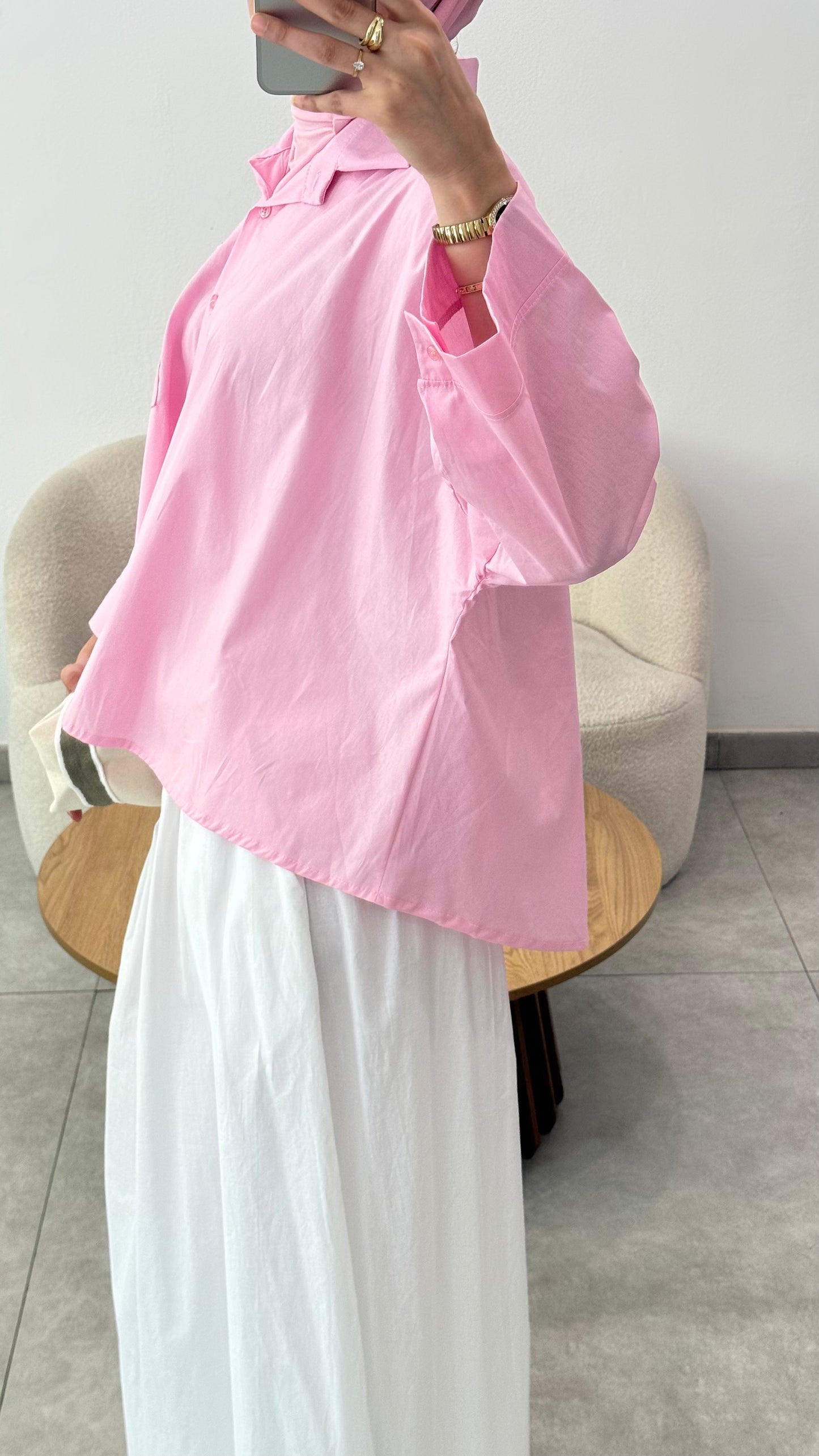 CAMISA ESENCIAL - ROSA