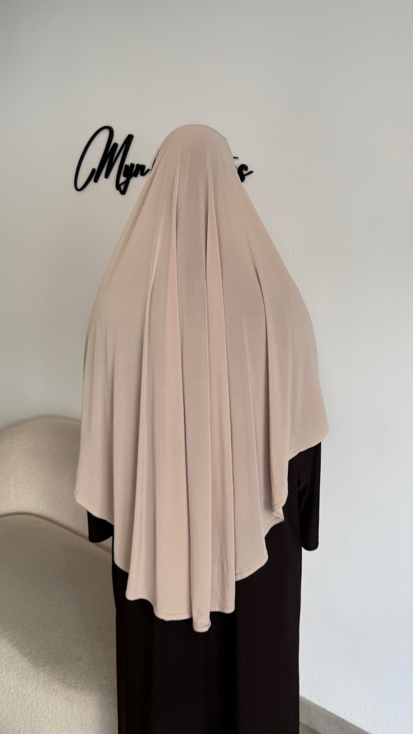 KHIMAR EN JERSEY PREMIUM BEIGE