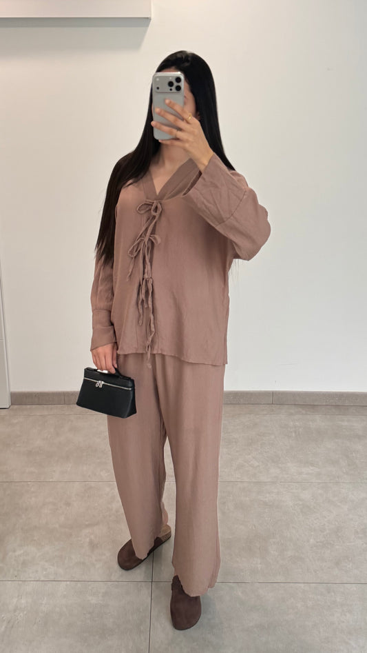 ENSEMBLE À NOEUD - TAUPE