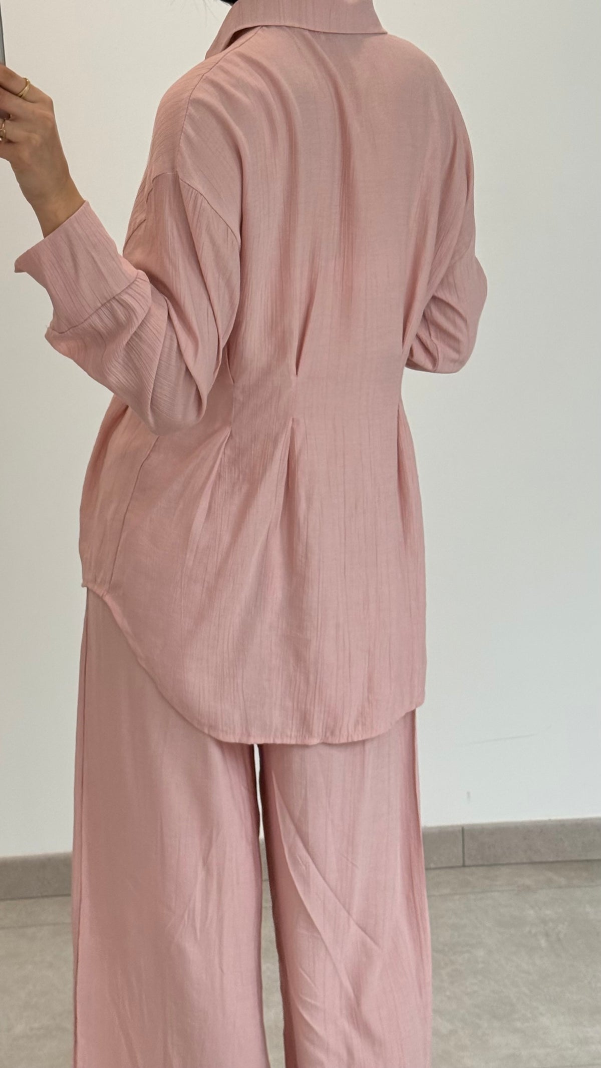 ENSEMBLE CINTRÉ - ROSE