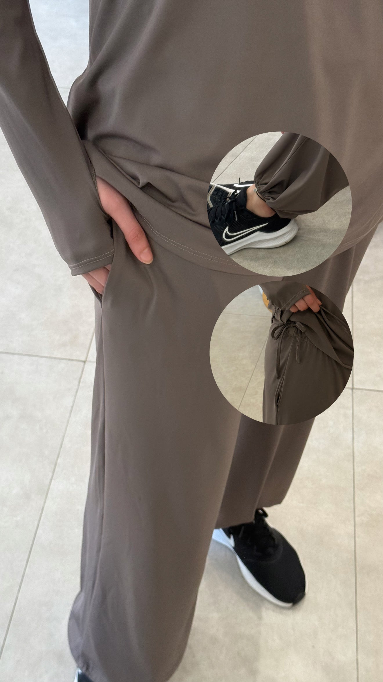 SPORTS SET - TAUPE