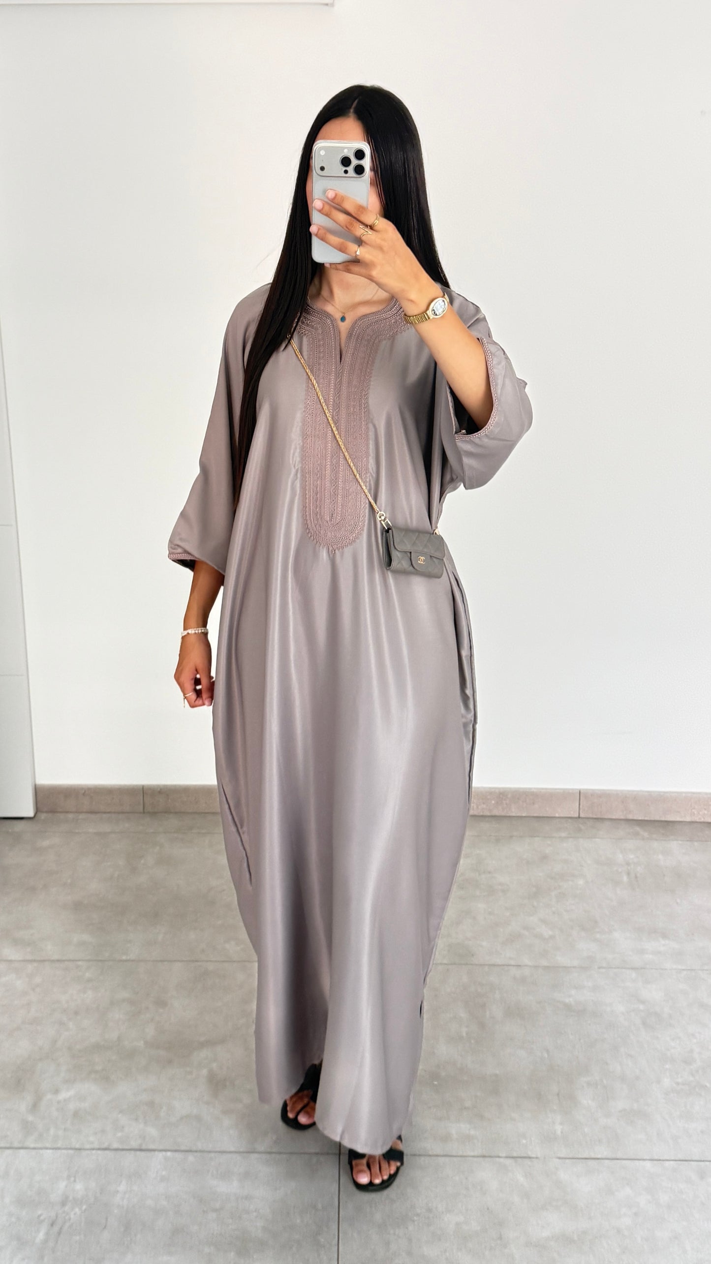 GANDOURA - TAUPE