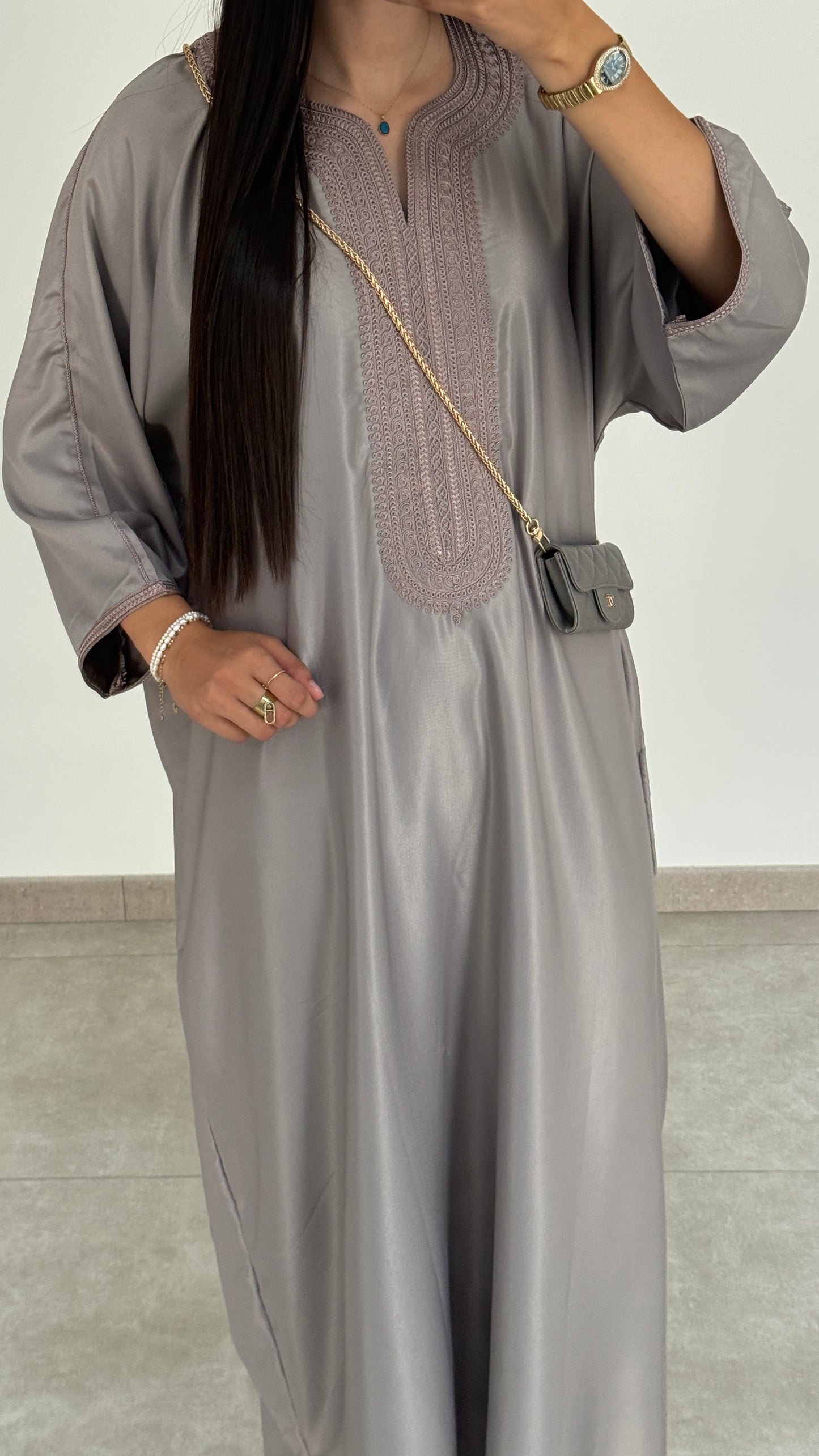 GANDOURA - TAUPE