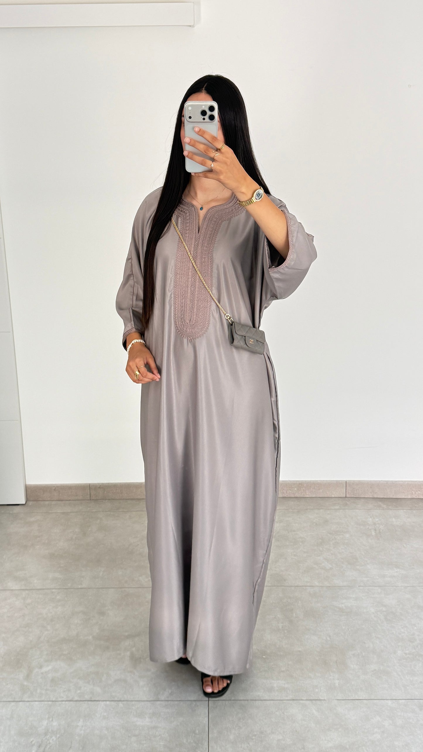 GANDOURA - TAUPE