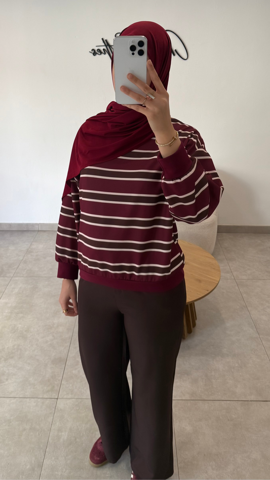 T-SHIRT IMPRIMÉ MANCHE LONGUES