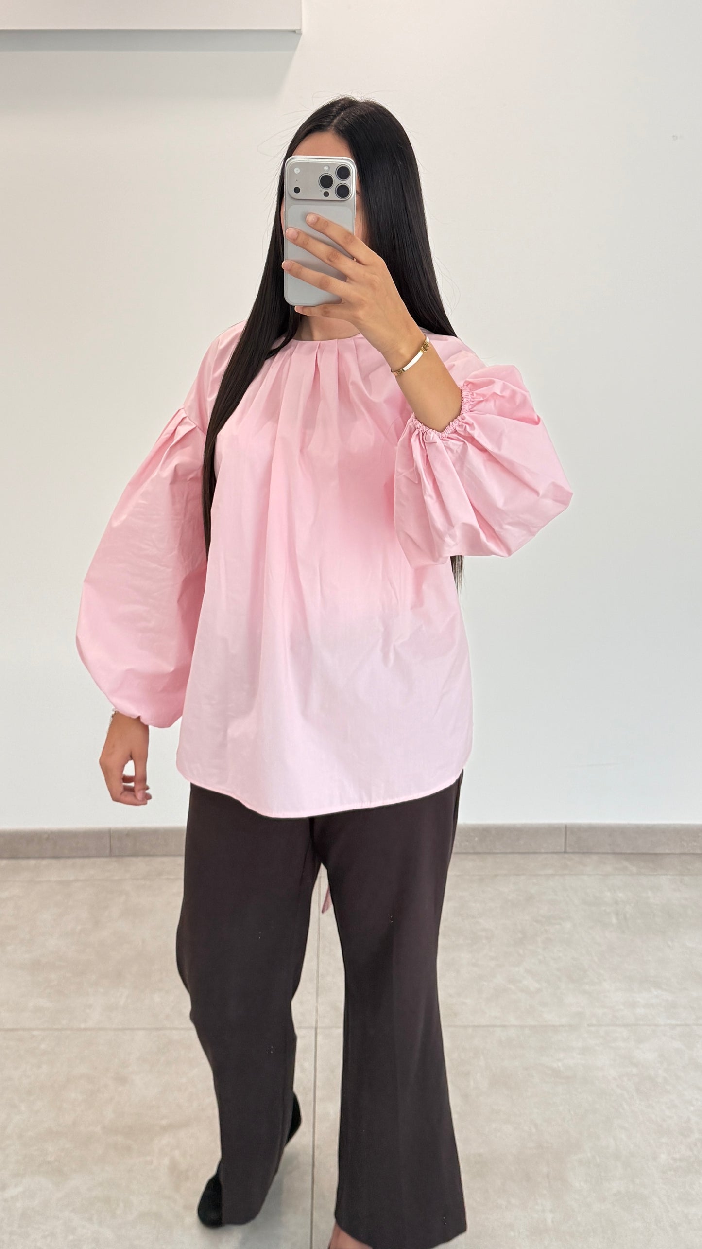 TOP CON LAZOS – ROSA 