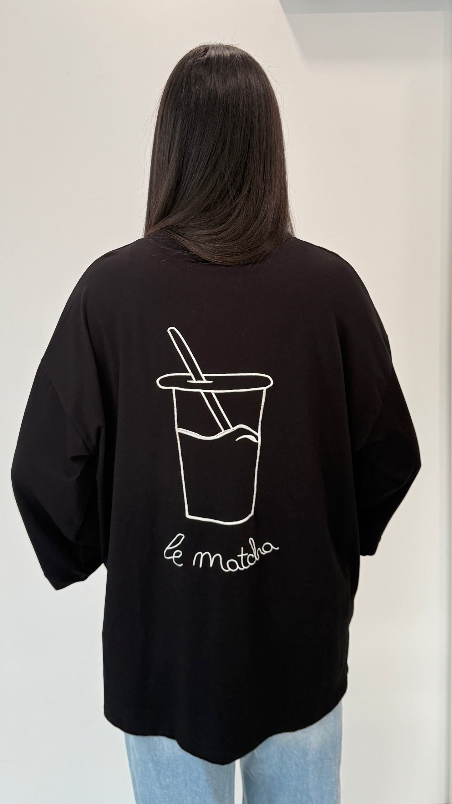 T-SHIRT MATCHA - NOIR
