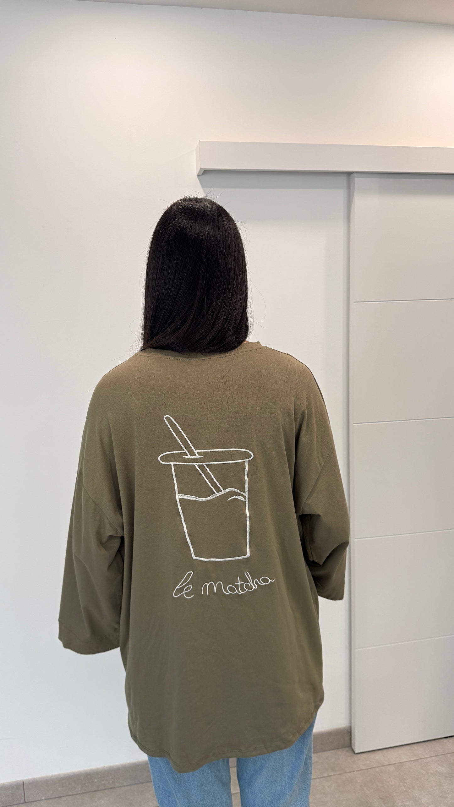T-SHIRT MATCHA - VERT