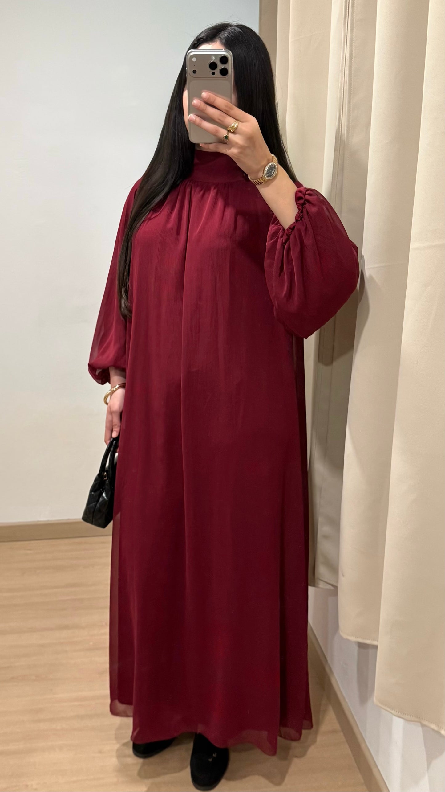 ROBE FLUIDE - BORDEAUX