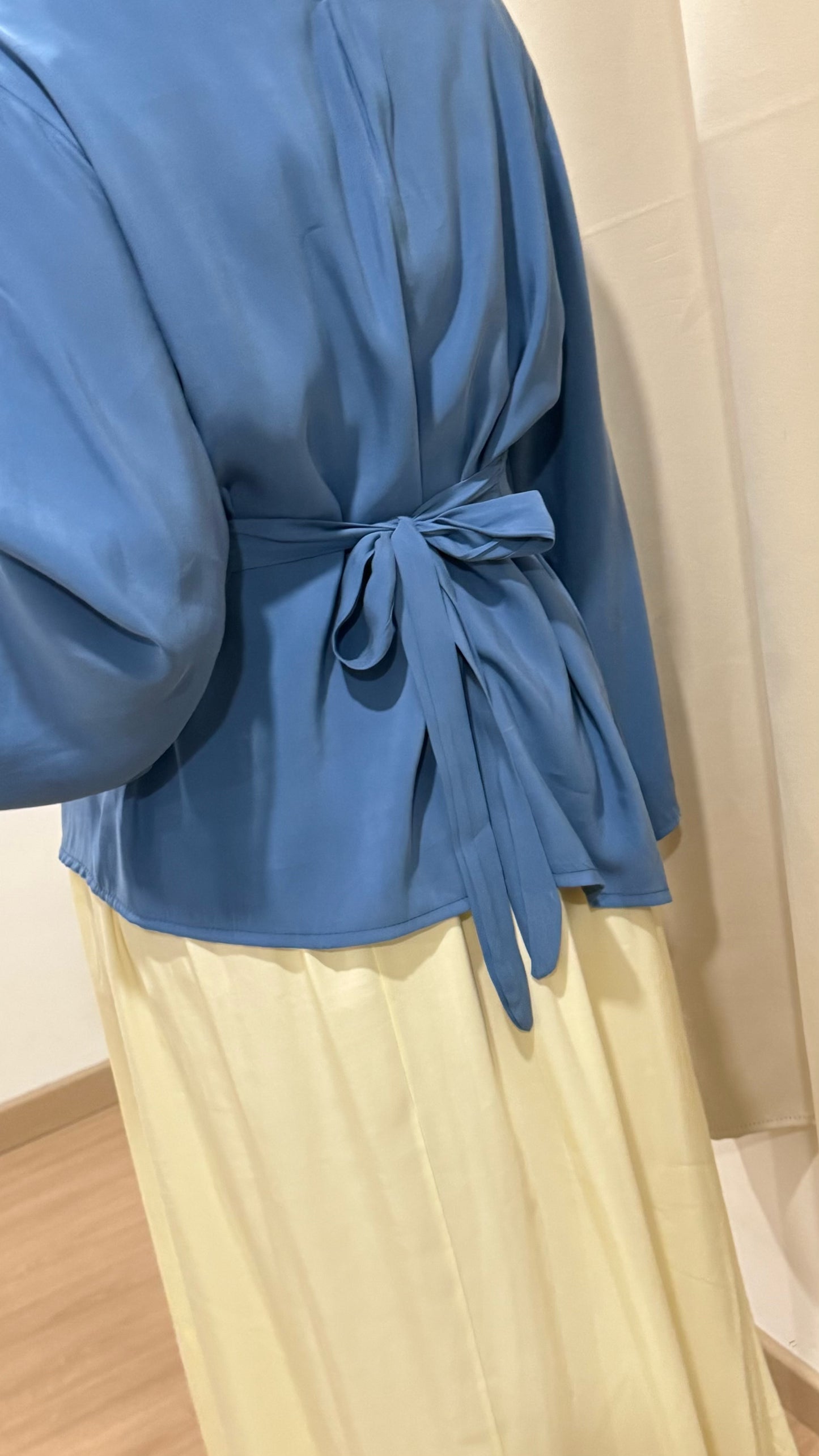 HAUT ASYMÉTRIQUE - BLEU