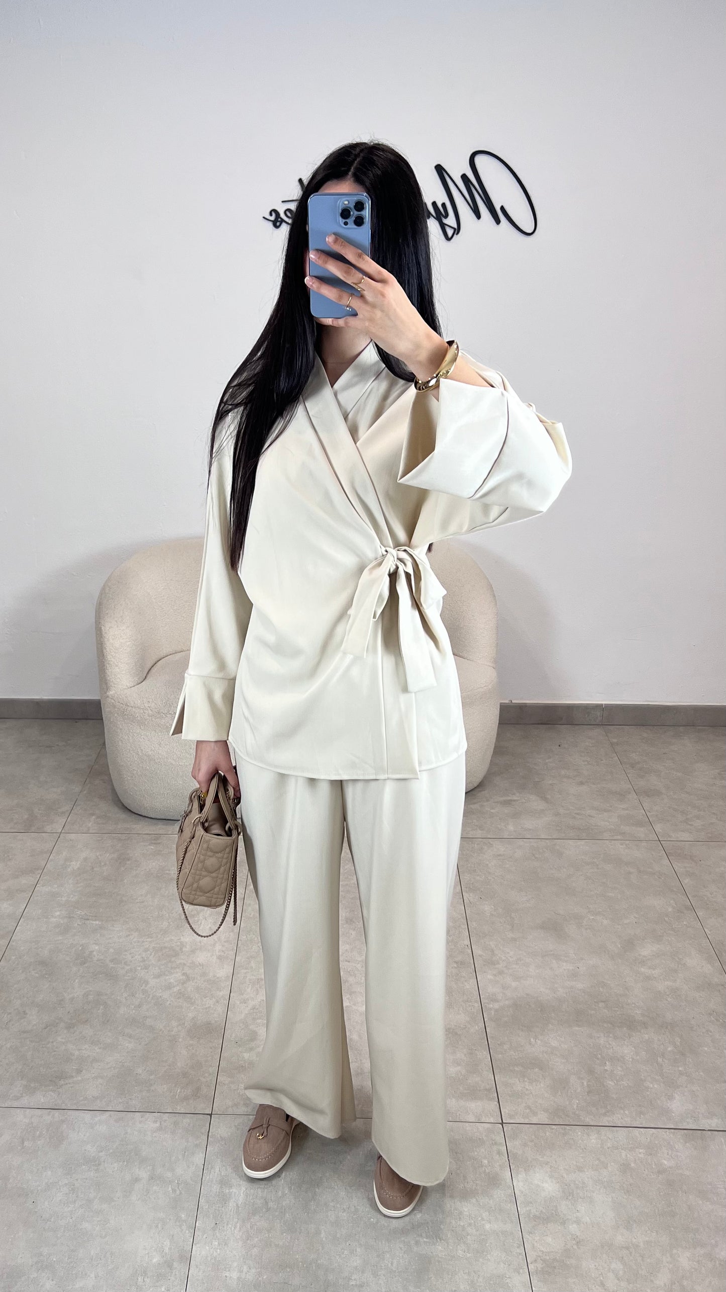 ENSEMBLE KIMONO - BEIGE