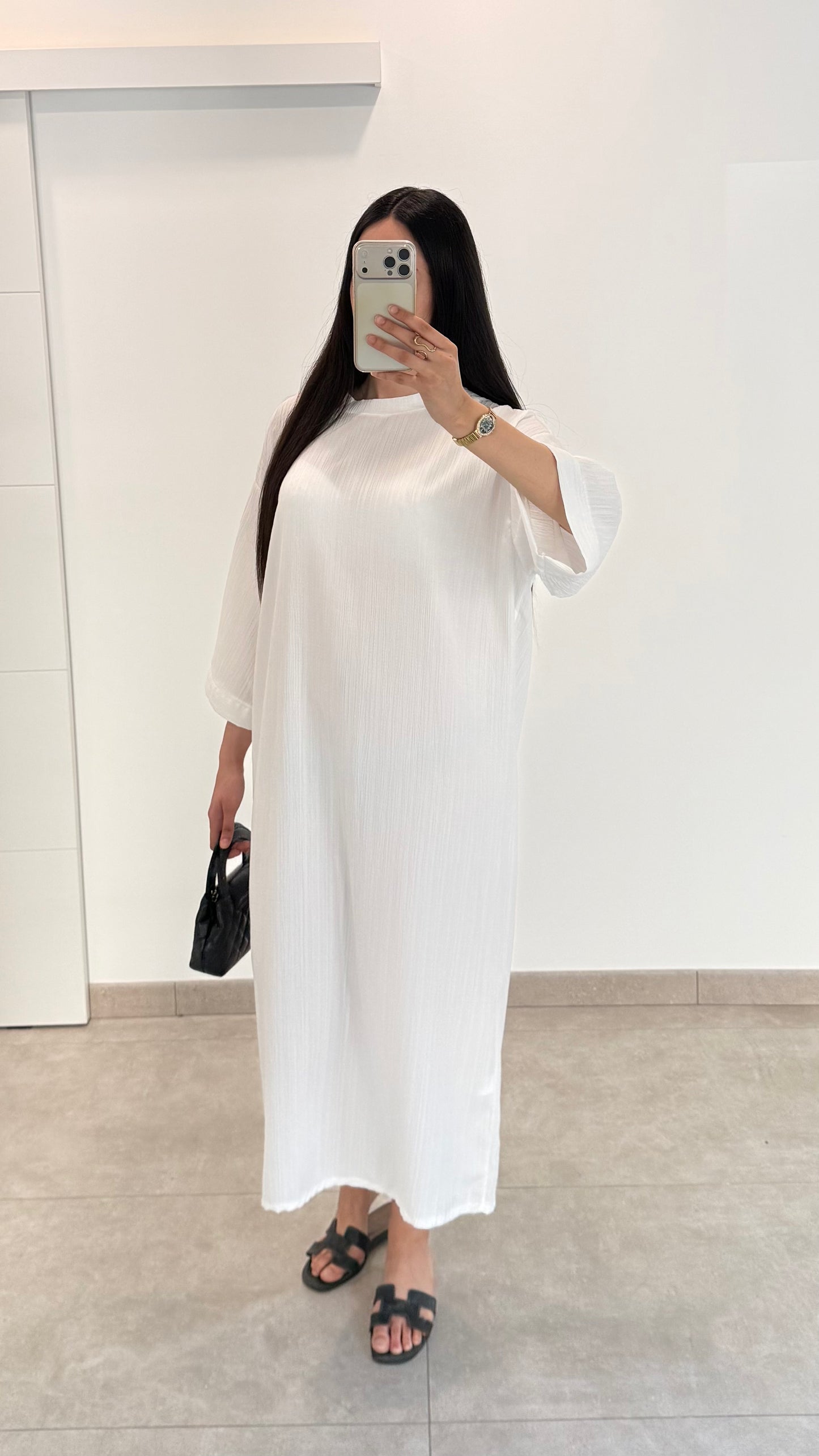 VESTIDO ESENCIAL - BLANCO
