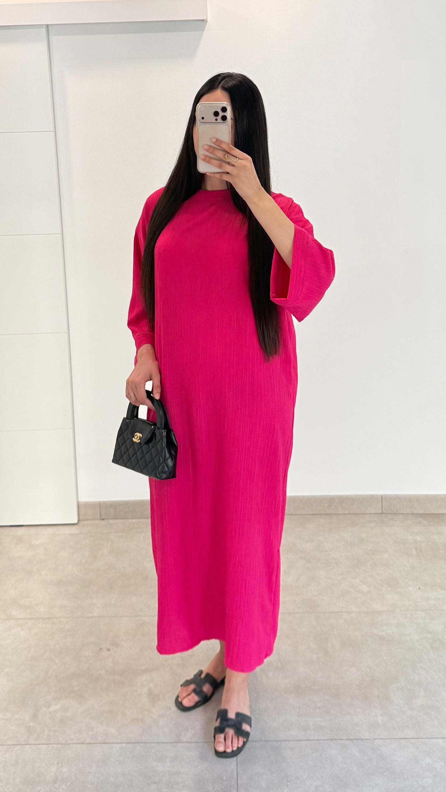 ROBE ESSENTIELLE - FUSHIA