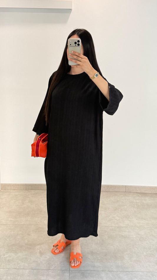 ROBE ESSENTIELLE - NOIR