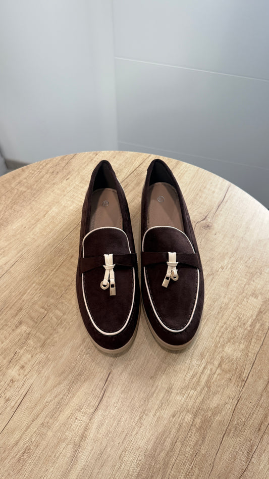 MOCASSINS - MARRON