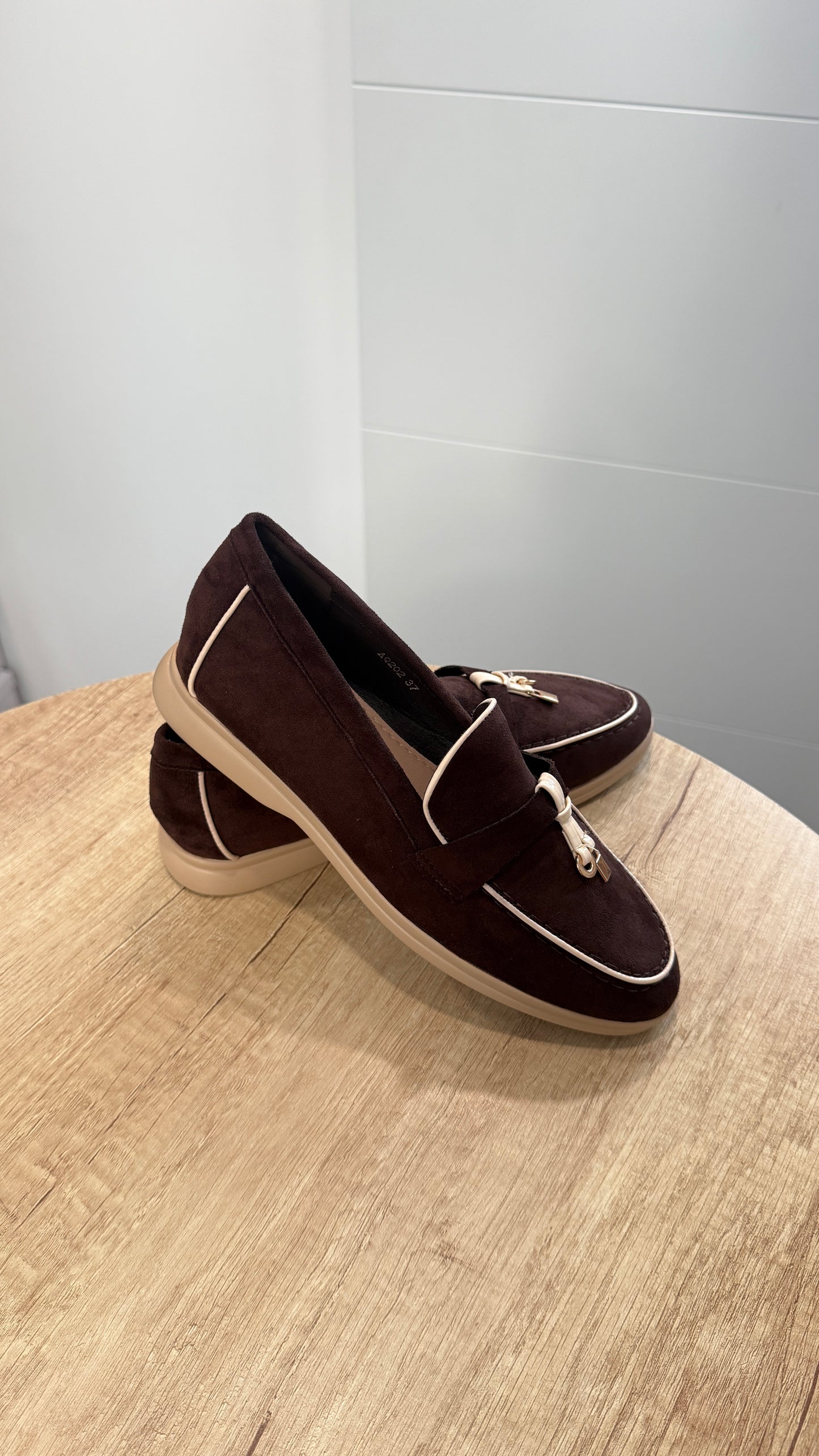 MOCASSINS - MARRON