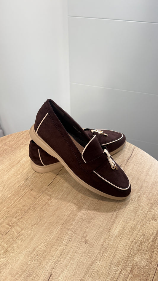MOCASSINS - MARRON