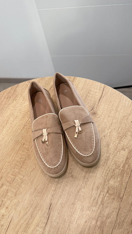 MOCASSINS - TAUPE