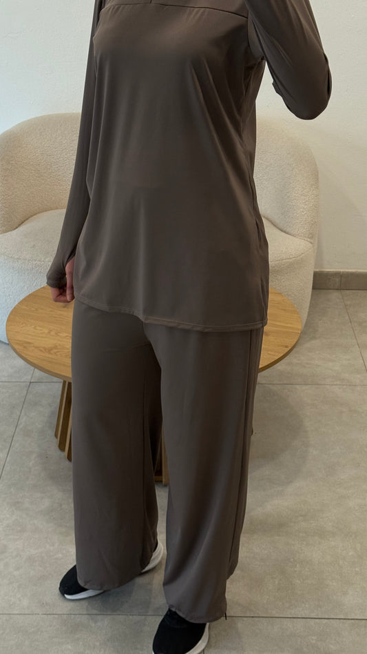 ENSEMBLE DE SPORT - TAUPE