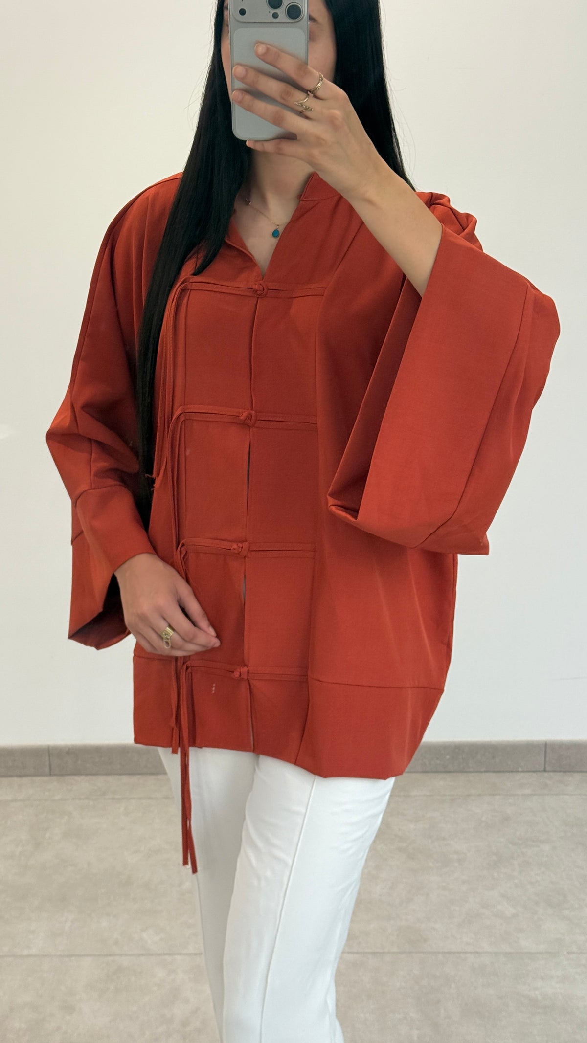HAUT STYLE CHINOIS - TERRACOTTA