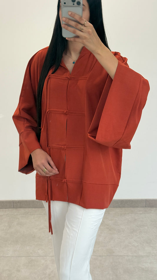 HAUT STYLE CHINOIS - TERRACOTTA