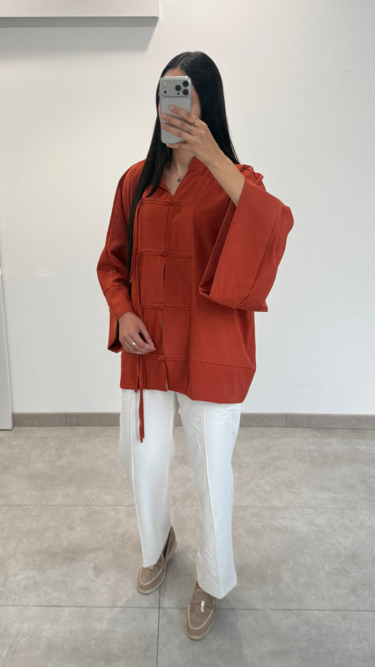HAUT STYLE CHINOIS - TERRACOTTA