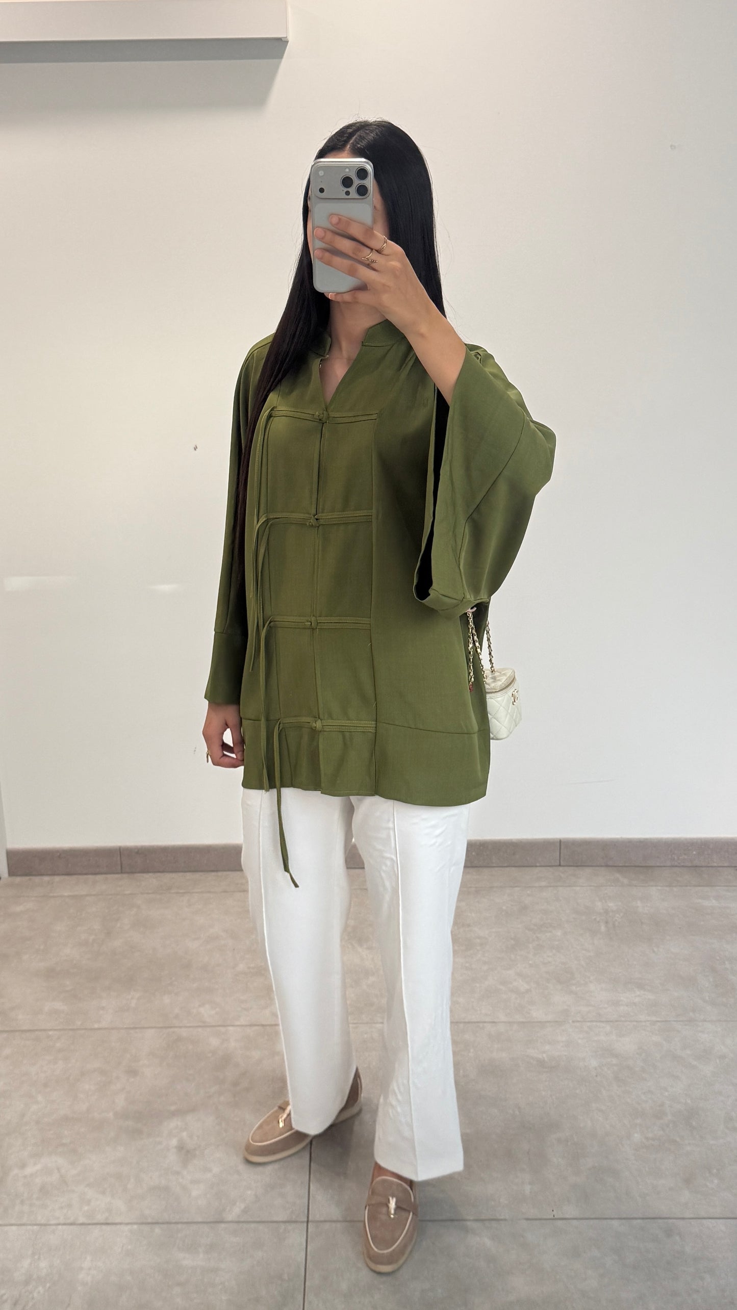 HAUT STYLE CHINOIS - VERT