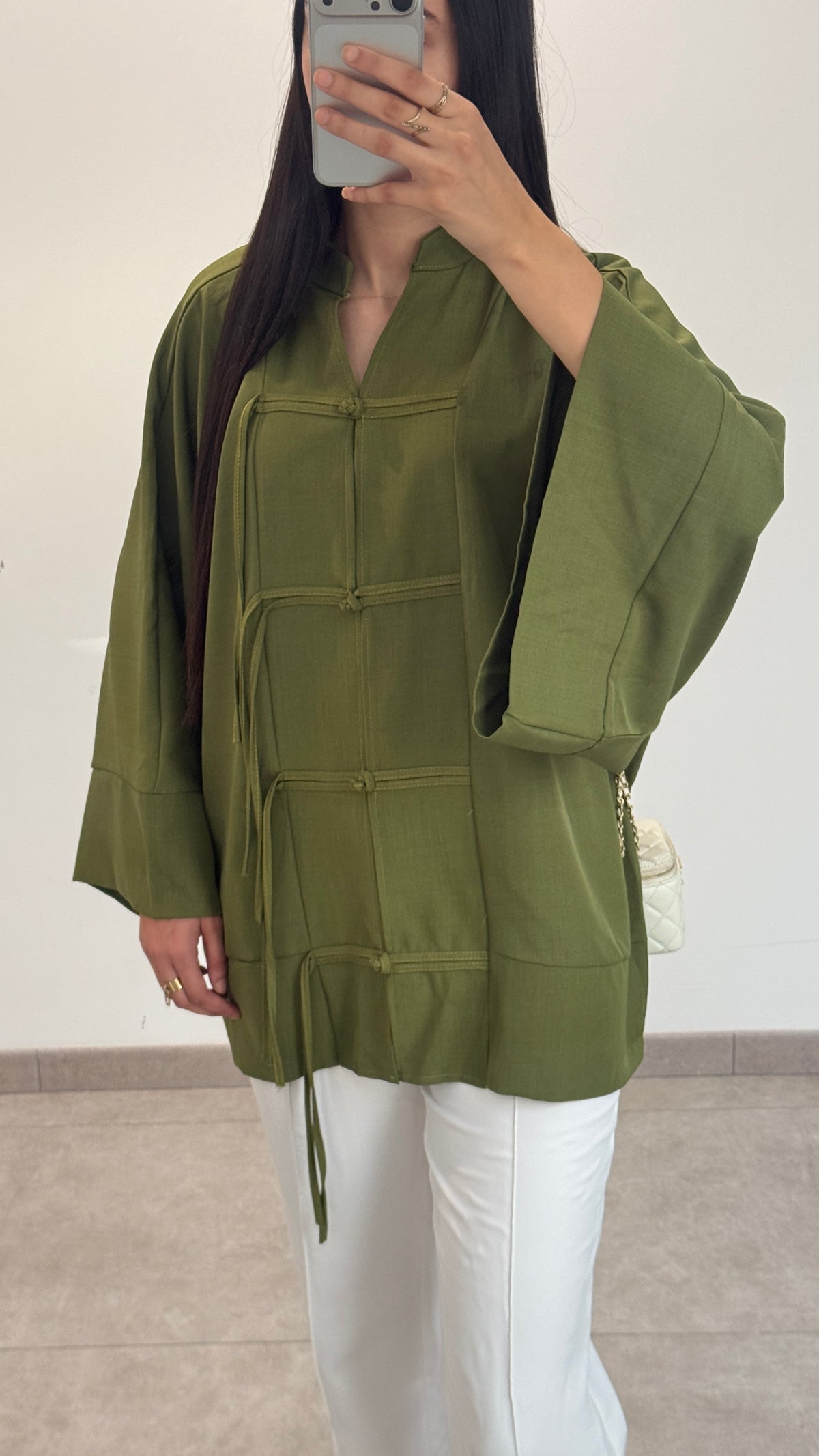 HAUT STYLE CHINOIS - VERT