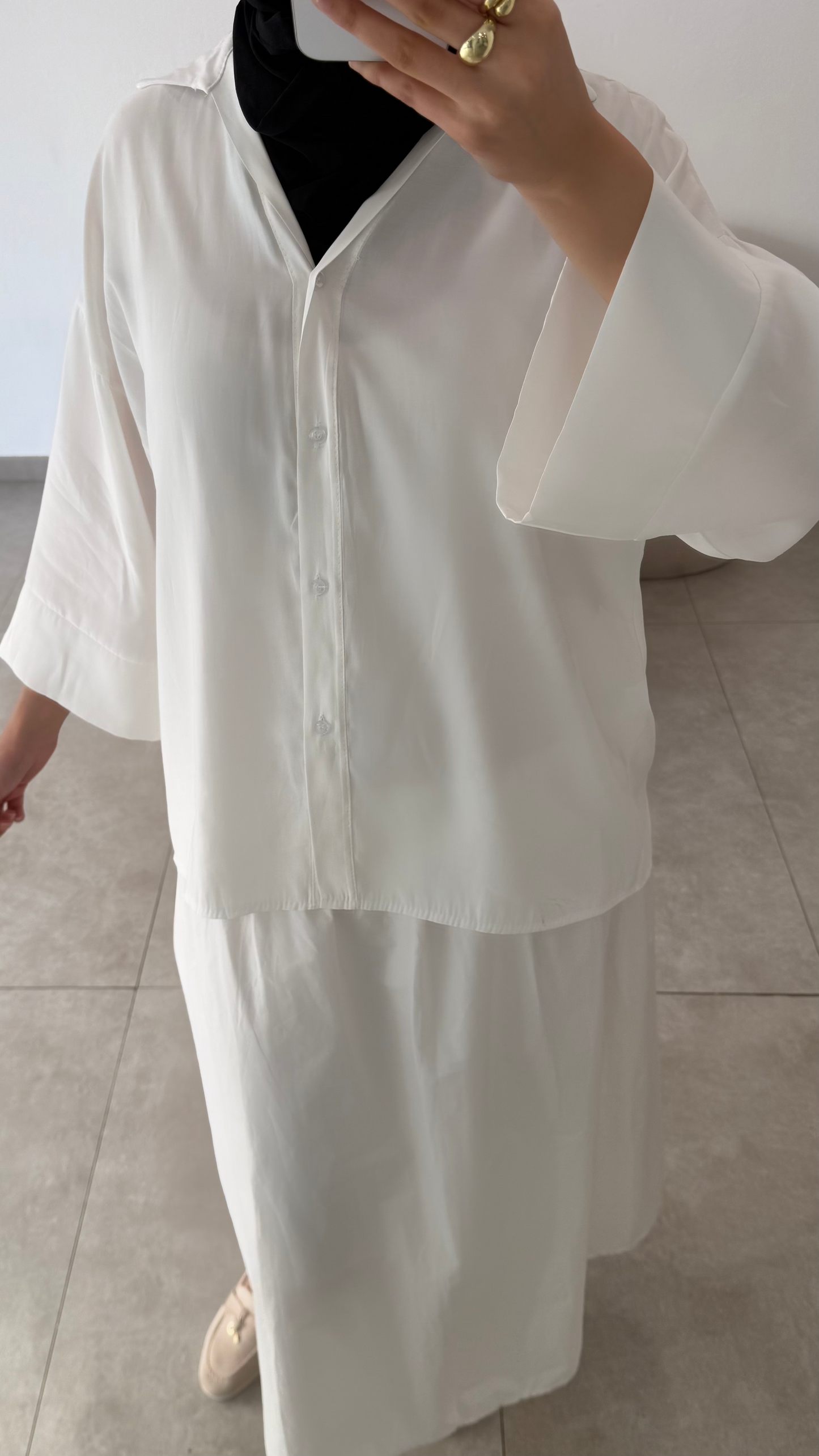 CHEMISE FLUIDE - BLANCHE