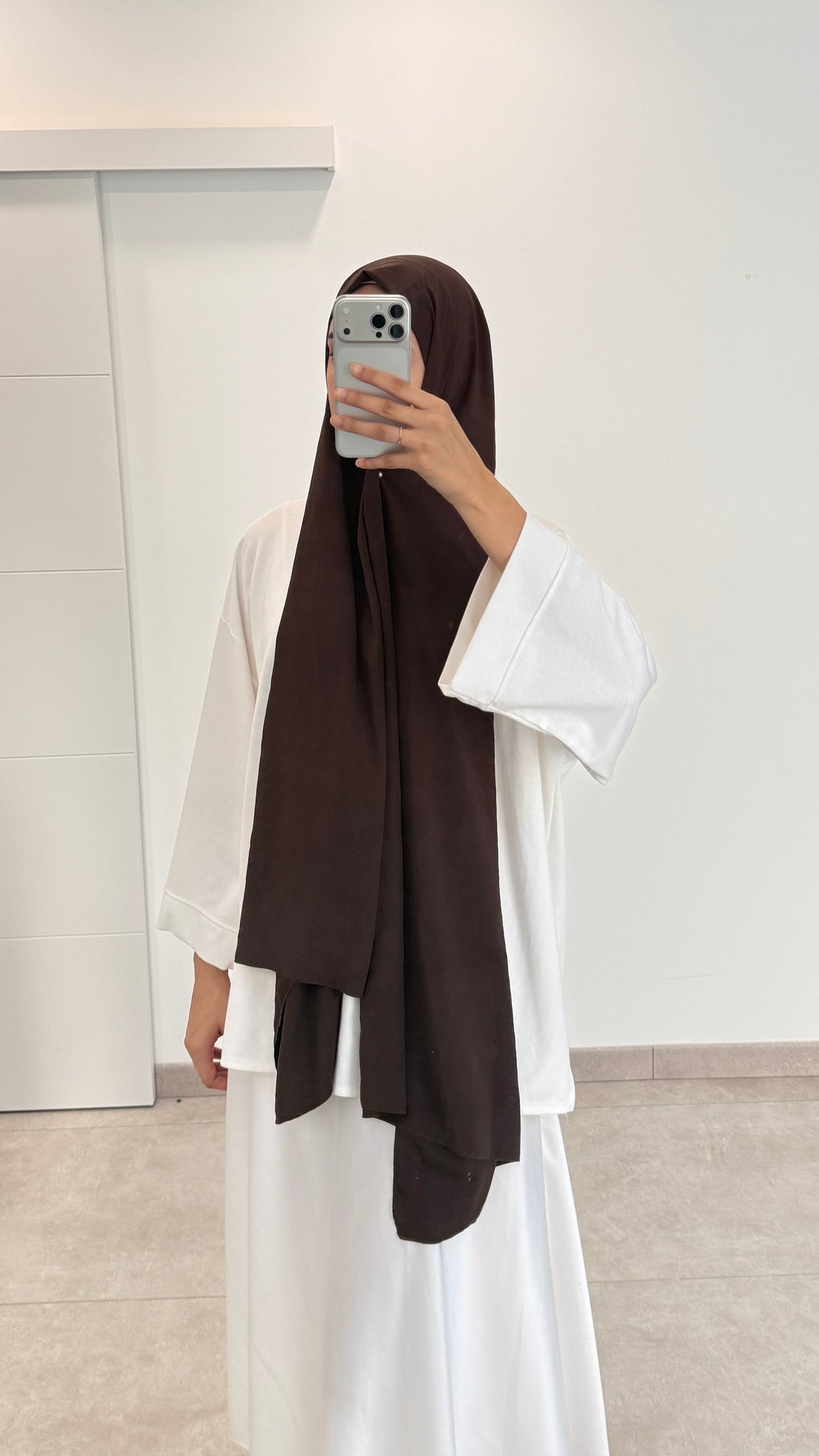Hijab en soie de Médine