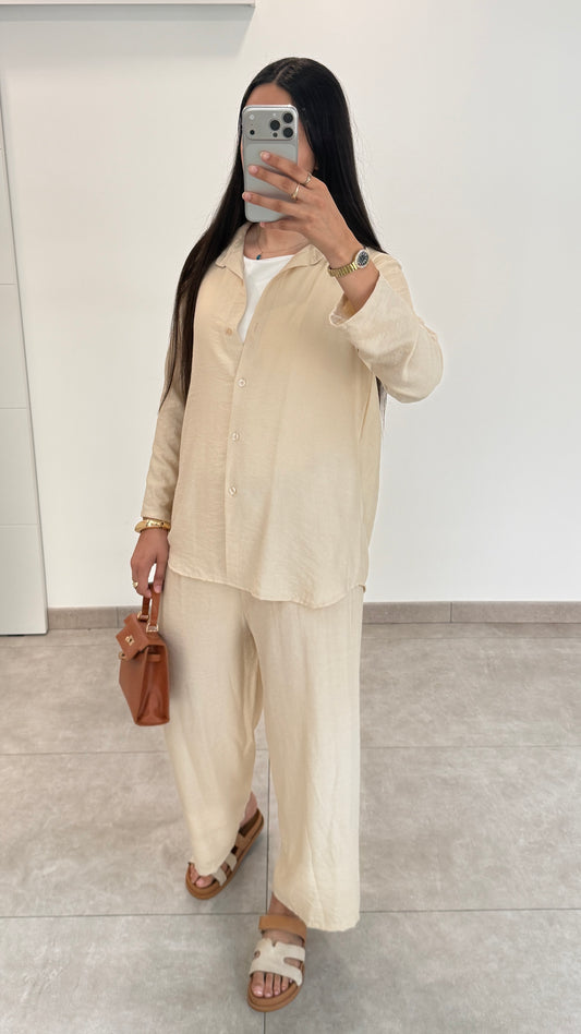 CONJUNTO ESENCIAL - BEIGE