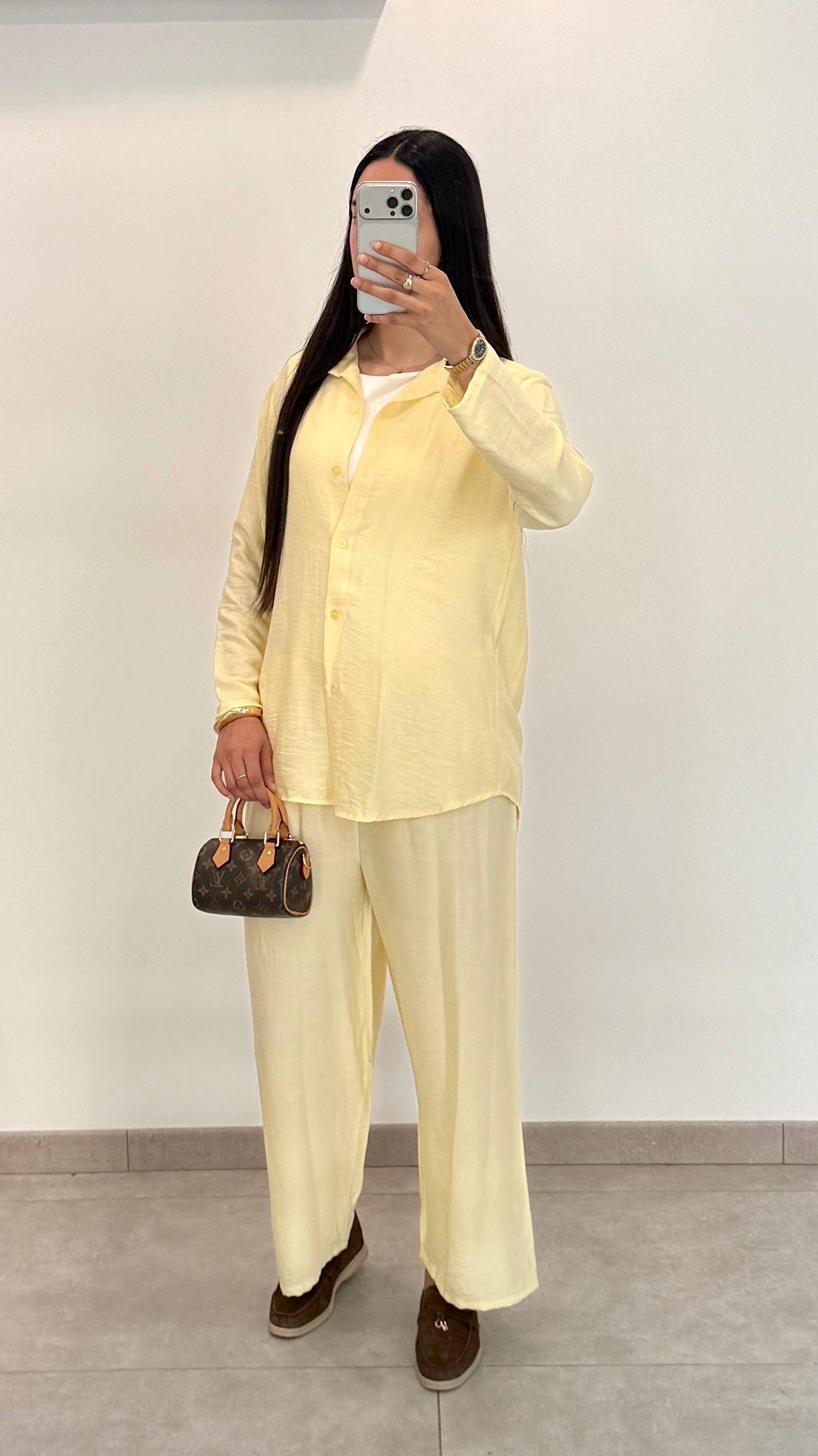 ENSEMBLE ESSENTIEL - JAUNE