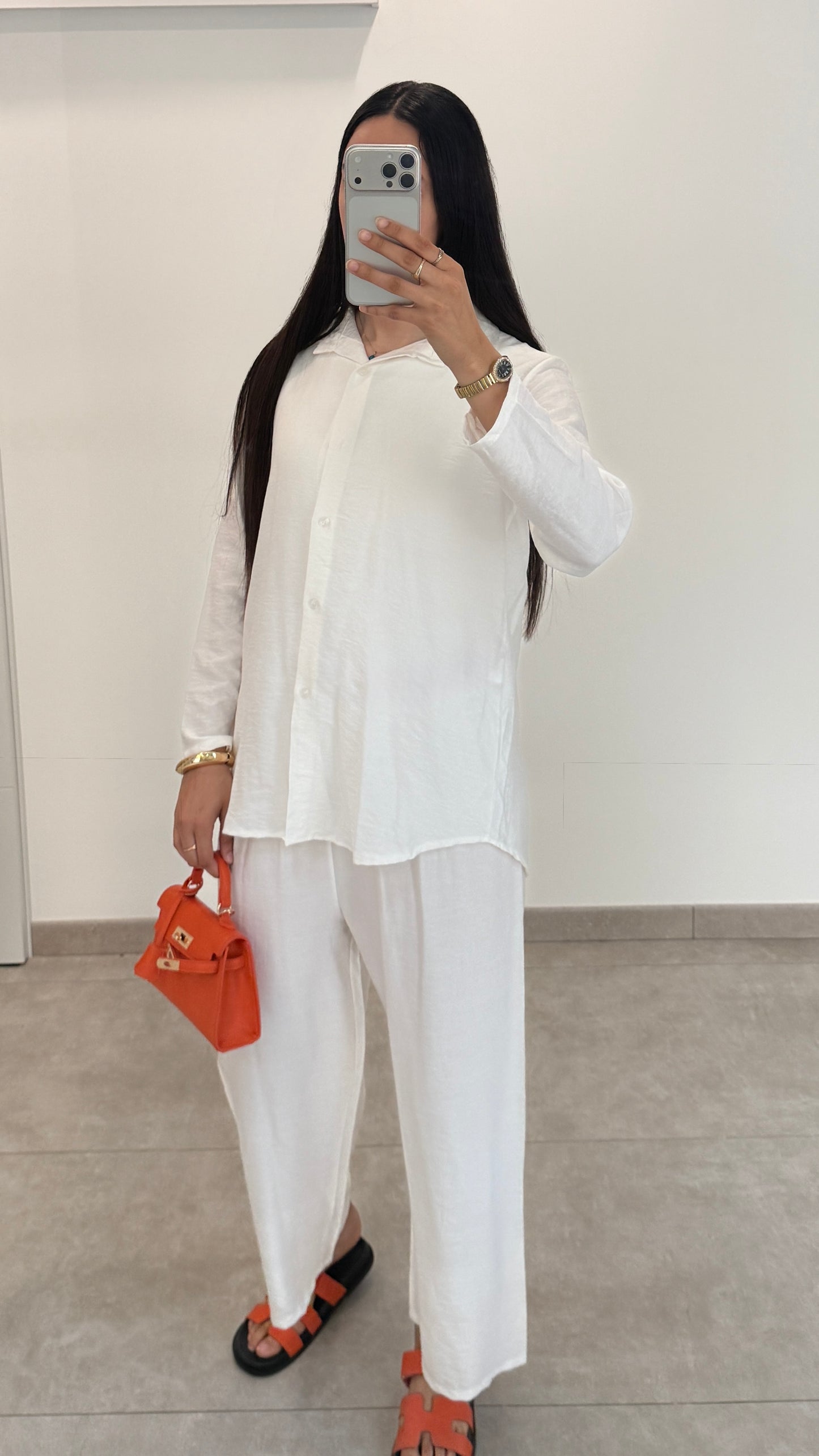 ENSEMBLE ESSENTIEL - BLANC
