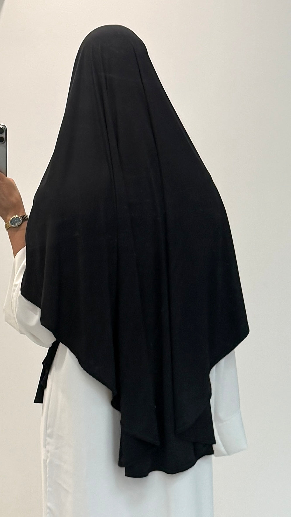 KHIMAR EN JERSEY PREMIUM NOIR