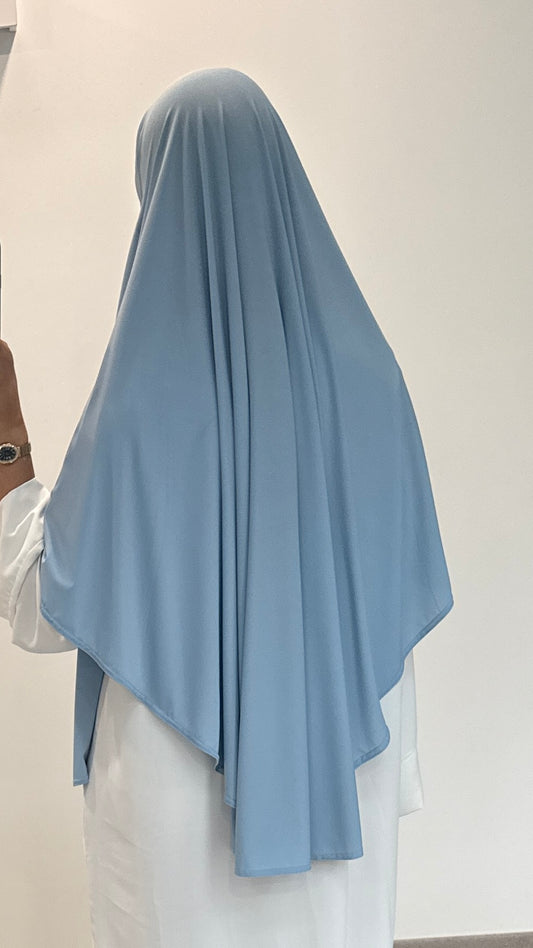 KHIMAR DE JERSEY PREMIUM AZUL