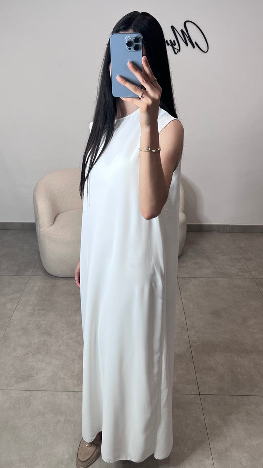 Sous abaya sans manches en soie de médine (4 coloris)