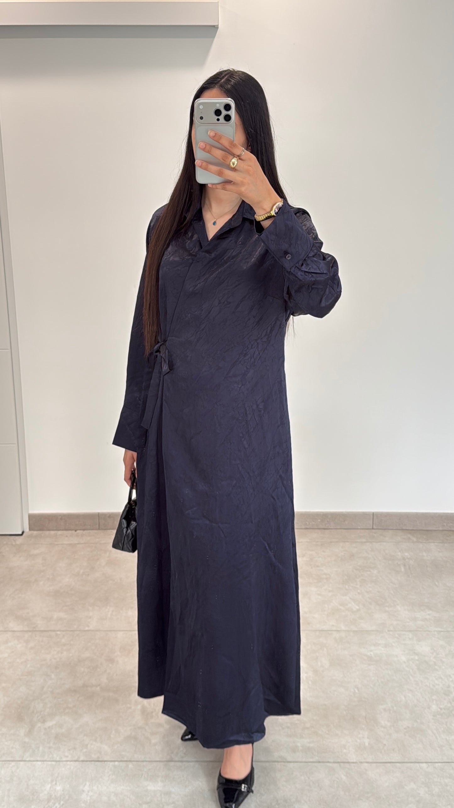 ROBE KIMONO - BLEU