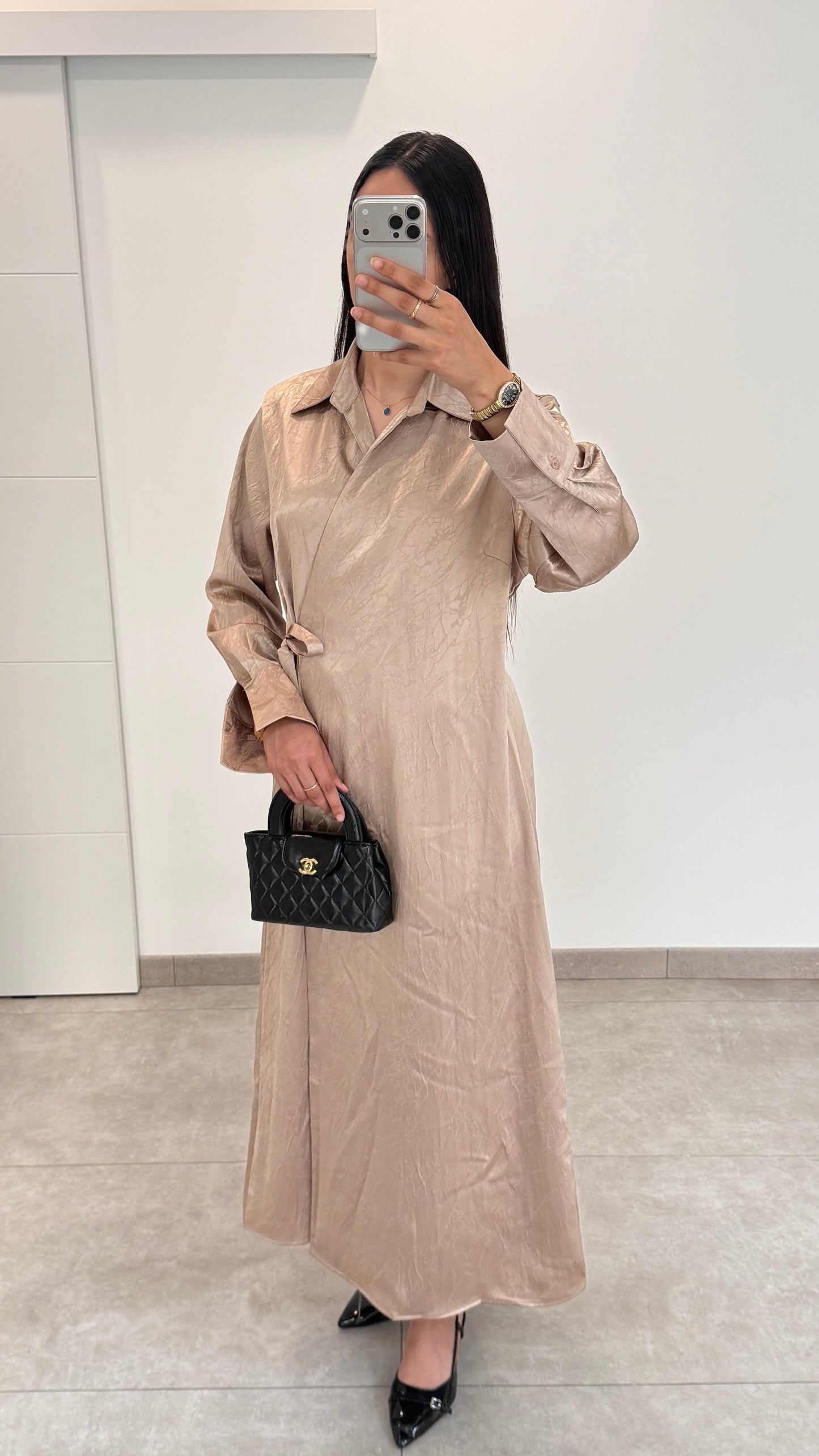 ROBE KIMONO - BEIGE
