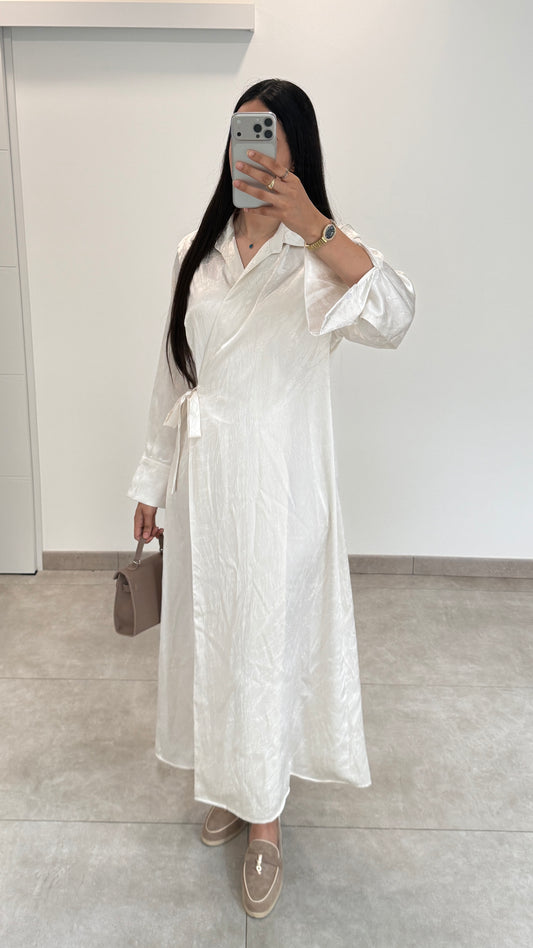 ROBE KIMONO - BLANC