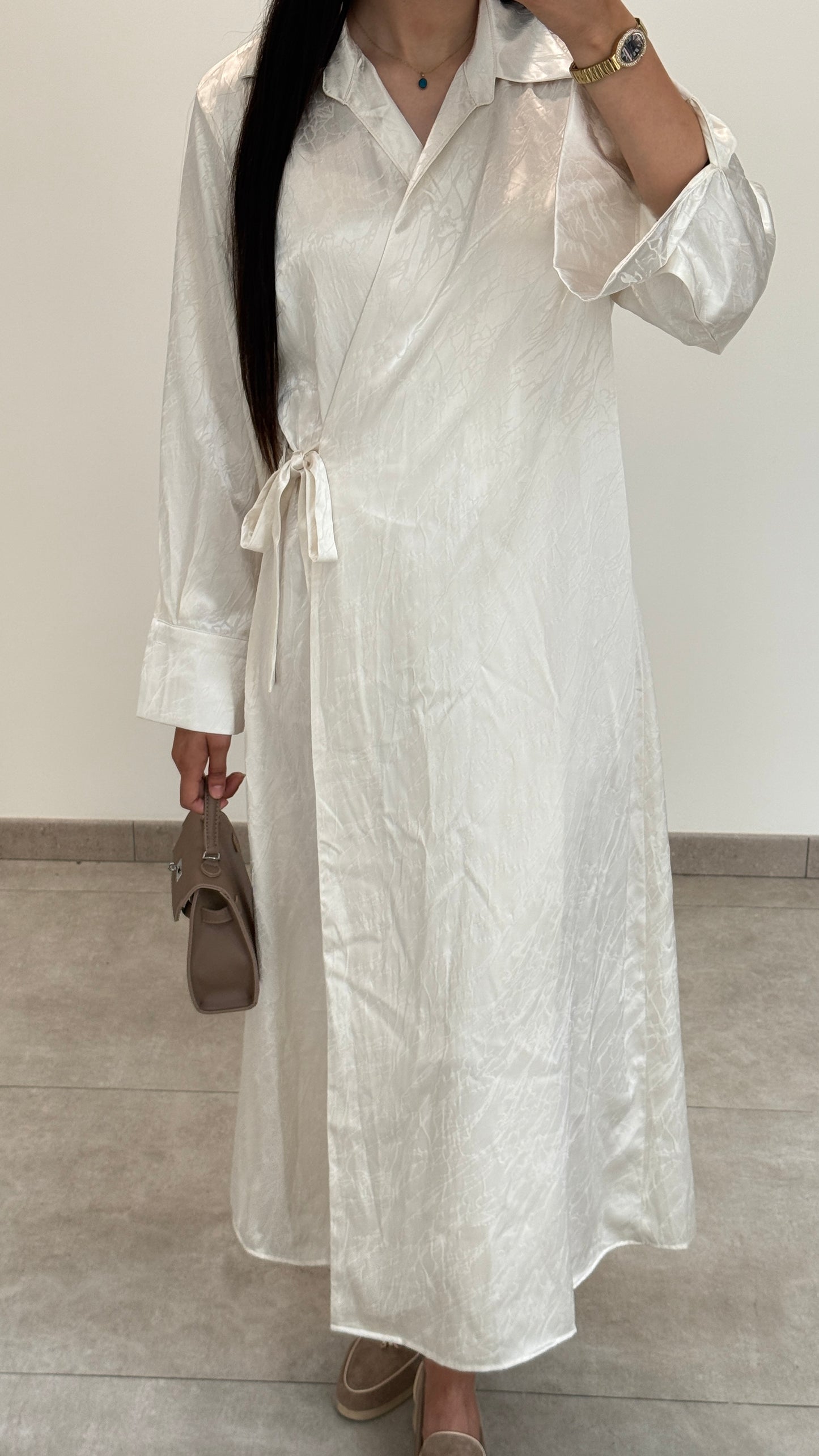 ROBE KIMONO - BLANC